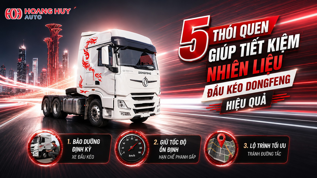 5 Thói Quen Giúp Tiết Kiệm Nhiên Liệu Đầu Kéo Dongfeng Hiệu Quả